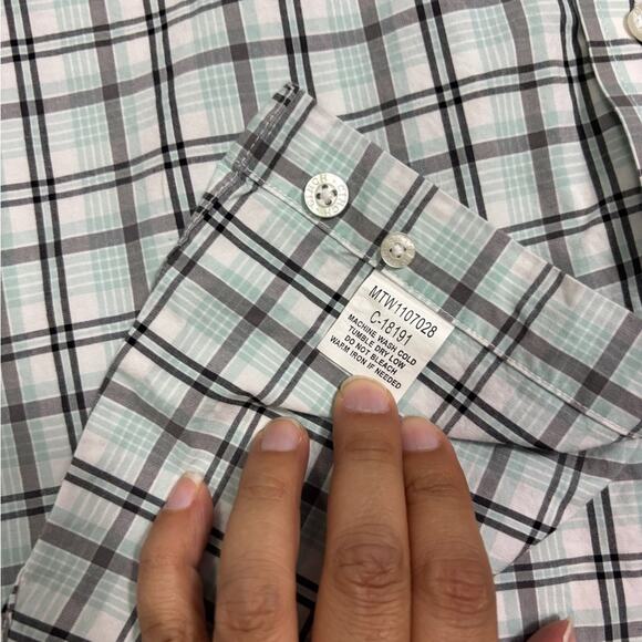 Cinch Men’s Black and Light Blue Long Sleeve Button Down Shirt Size Large - Picture 6 of 8